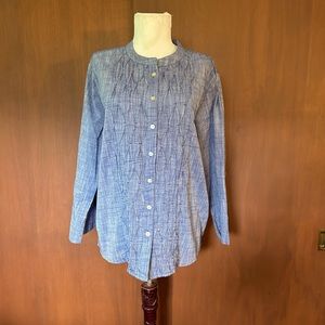 Vermont Country Store chambray blouse